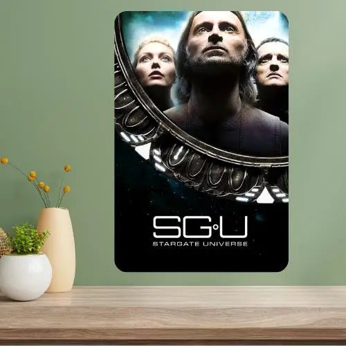 Stargate Universe Metal Poster Sign – Classic TV Show Decor Metal Wall Sign Axl aluminum sign aluminum 14x20cm