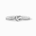 Huitan Two-Tone Brass Knot Ring – Women's Statement Ring Fashion Statement Ring Axl H506 6