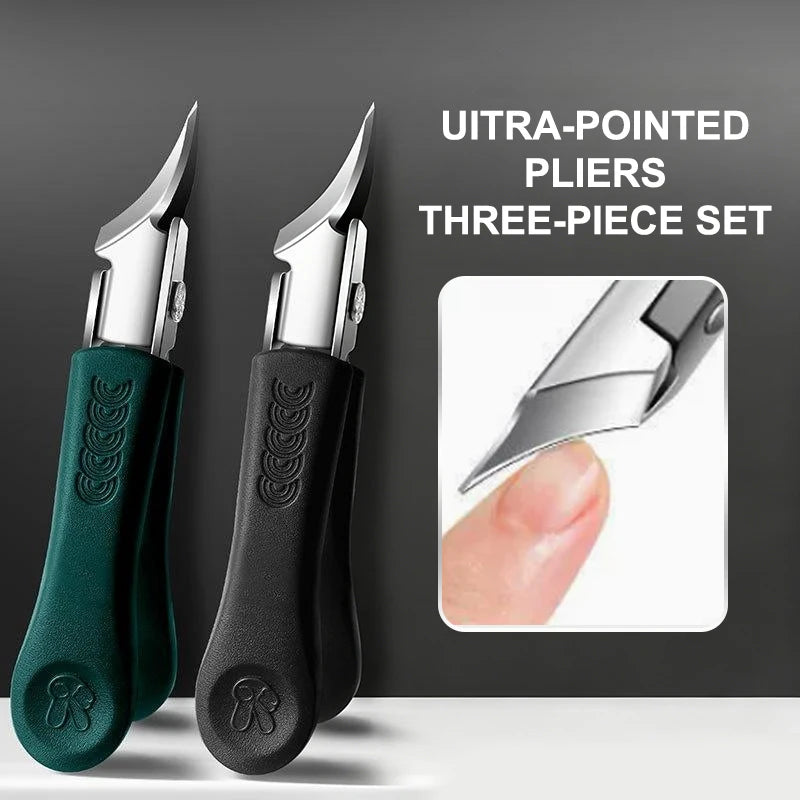 Anti-Splash Slanted Nail Clipper – Stainless Steel Toenail Tool Nail Clipper Axl