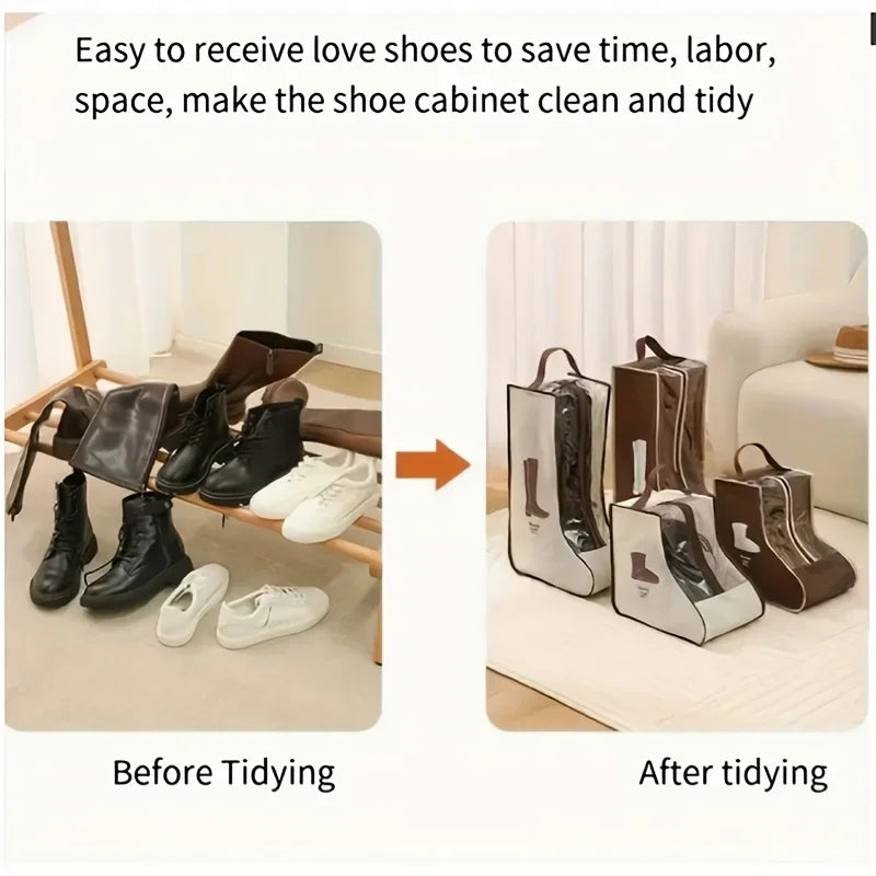 Boot Storage Bag with Handle – Shoe Organizer for Travel & Home Shoe Storage Bag Axl