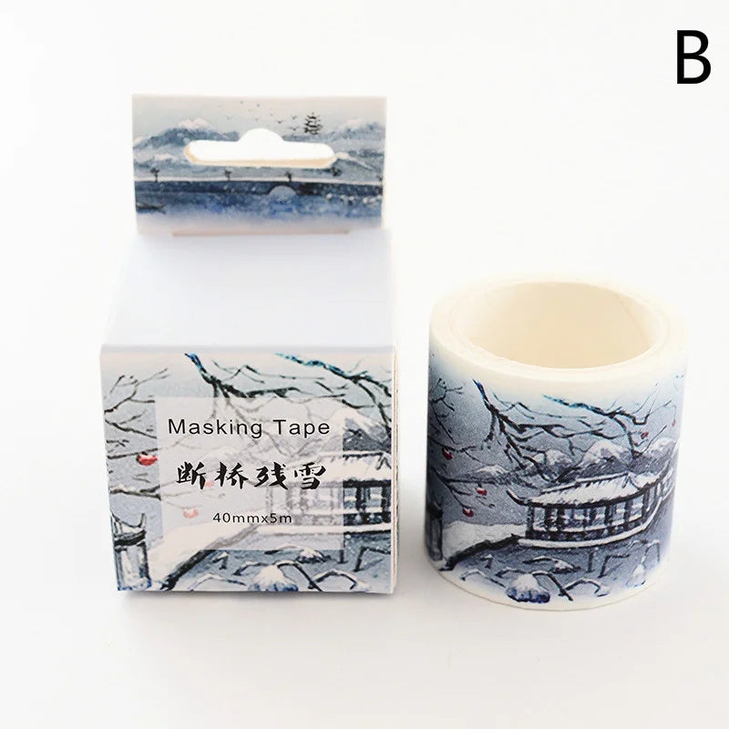 Vintage Decorative Washi Tape – DIY Scrapbooking & Journaling Decorative Washi Tape Axl B