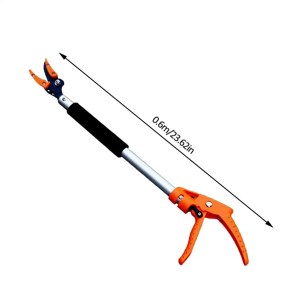 Long Reach Cut & Hold Bypass Pruner – Fruit Picker Lopper Garden Bypass Pruner Axl 1pcs