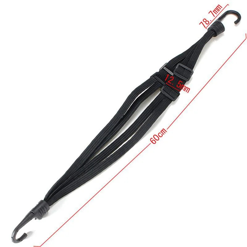 60cm Motorcycle Luggage Strap – Elastic Helmet Bungee Net Motorcycle Luggage Strap Axl