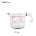 KEMORELA Glass Measuring Cup – Microwave Safe for Baking Glass Measuring Cup Axl 500ml