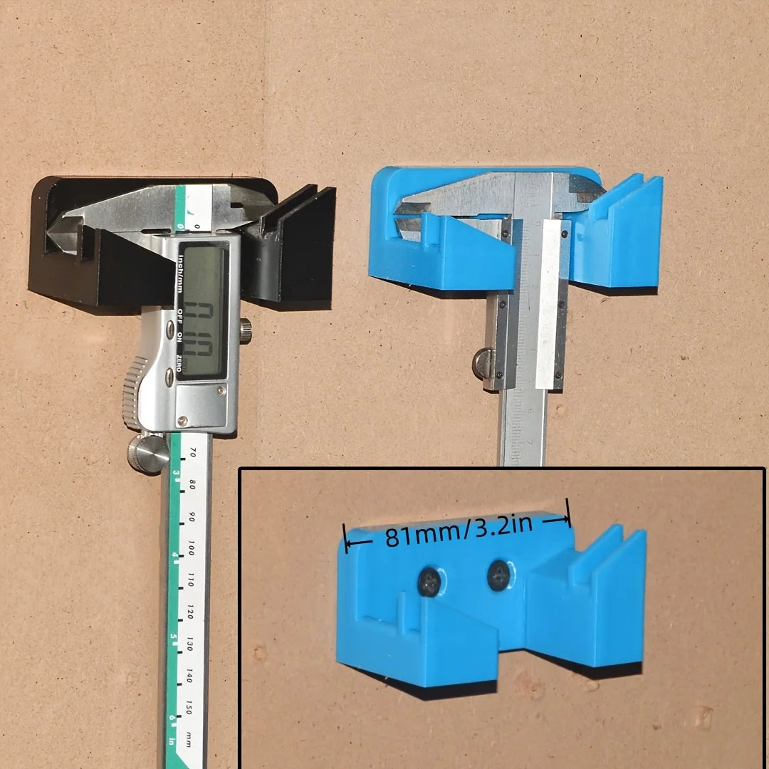 Wall Mount Vernier Caliper Holder – Double Hook Rack Tool Storage Rack Axl