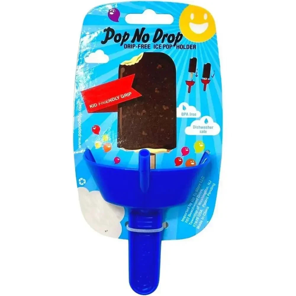 Portable Popsicle Holder – Anti-Drip Ice Cream Tray Protector Ice Cream Holder Axl blue
