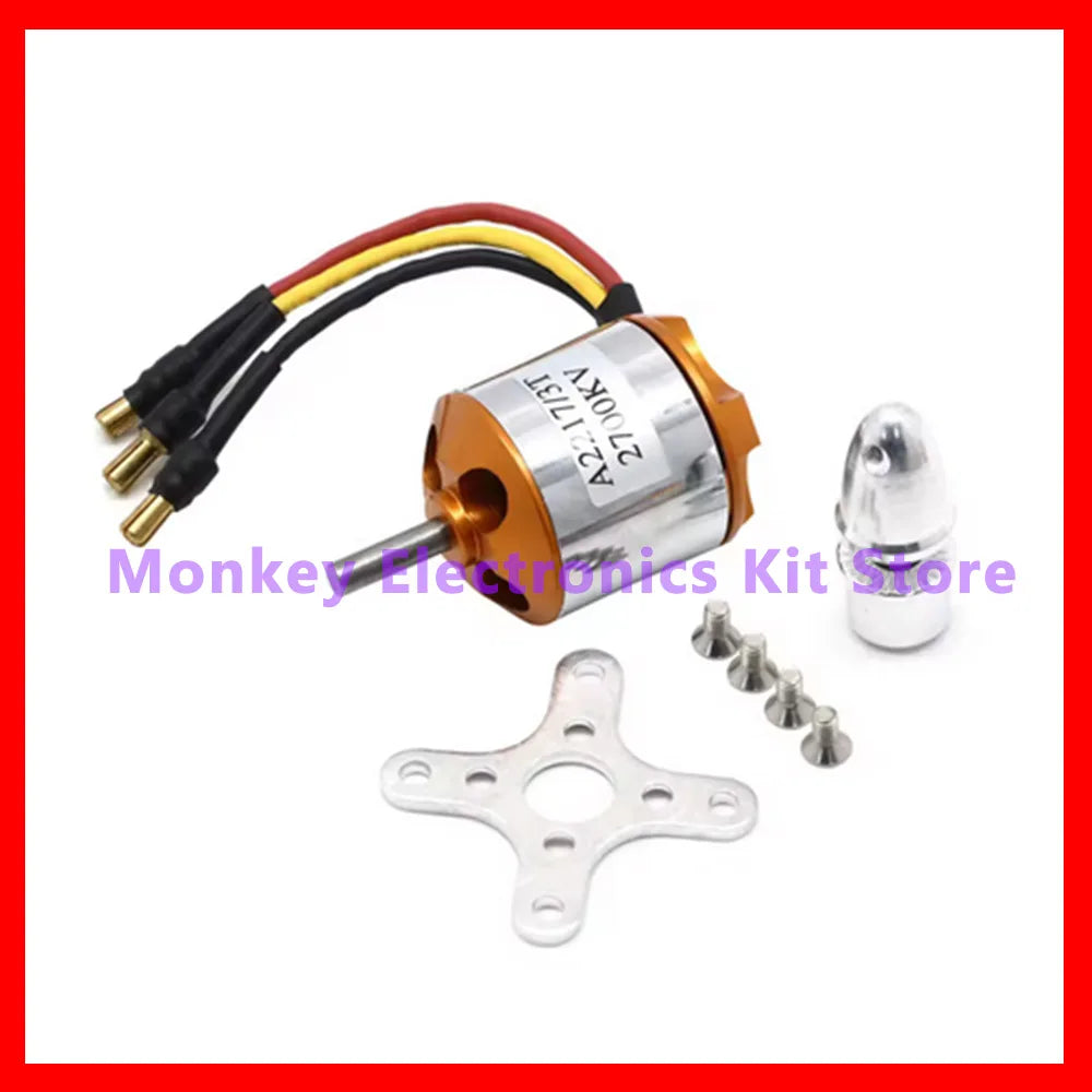 A2212 Brushless Outrunner Motor – RC Airplane & Drone Brushless RC Motor Axl
