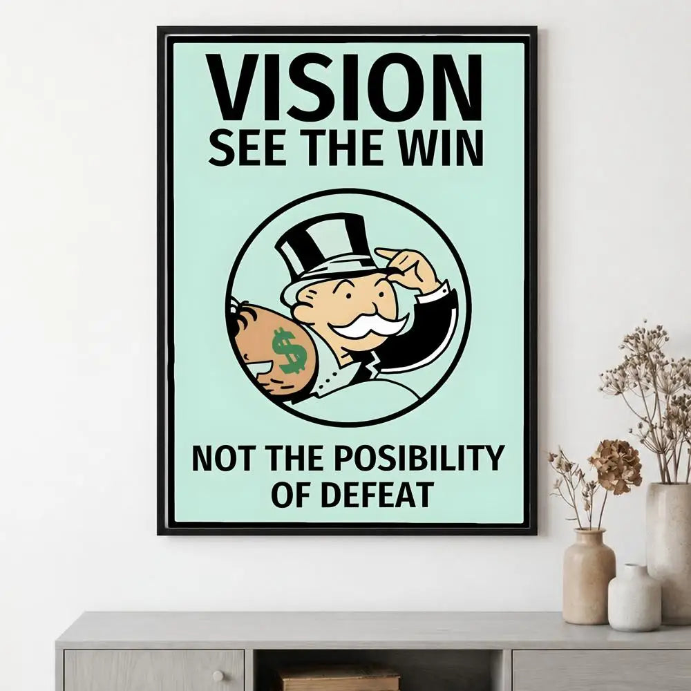 Game Millionaire M-Money HD Wall Poster | Modern Home Decor Wall Art Poster Axl