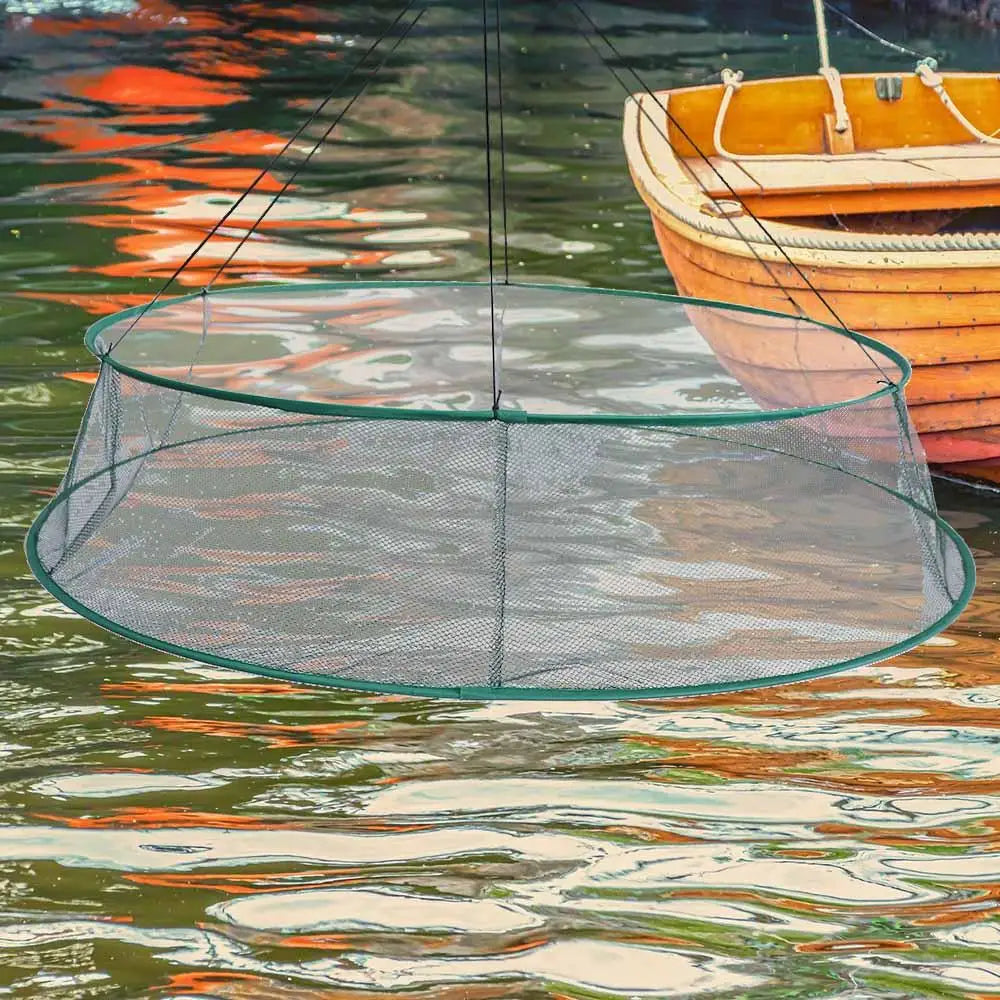 Retractable Drop Net – Crayfish, Shrimp & Crab Fishing Trap Drop Fishing Net Axl