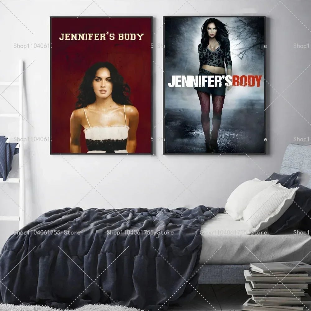 Jennifer's Body Horror Movie Poster – Waterproof Wall Art Sticker Movie Wall Poster Axl
