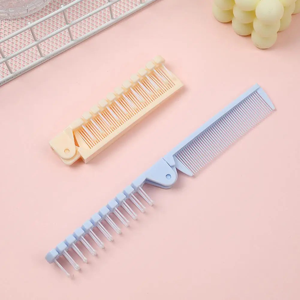 Portable Folding Hair Comb – Dual-Sided Travel Comb for Kids Folding Hair Comb Axl