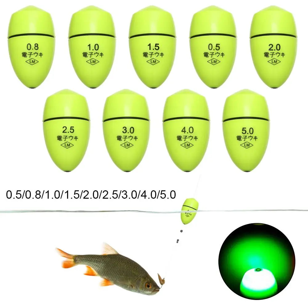 Electronic LED Night Fishing Float – Luminous Glow Bobber LED Fishing Float Axl