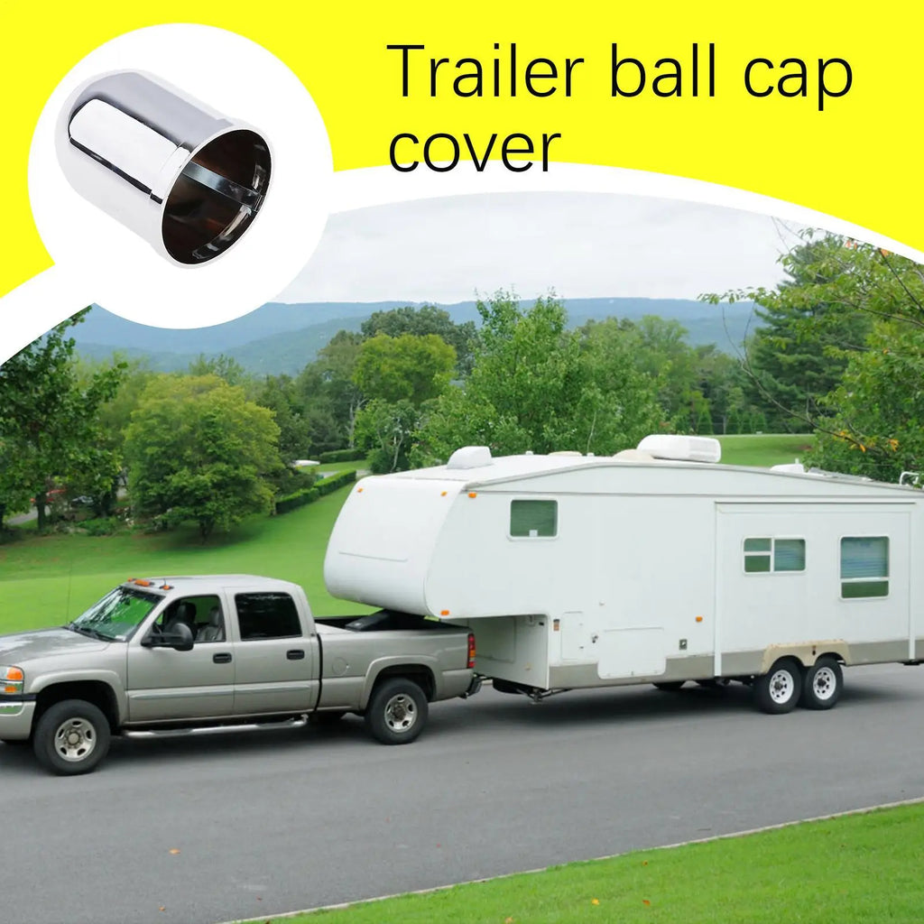Universal Trailer Hitch Ball Cover with Elastic Clips | ABS Trailer Hitch Cover Axl