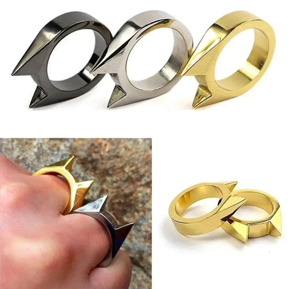 Cat Ear Stainless Steel Ring – Emergency Window Breaker Tool Emergency Safety Ring Axl