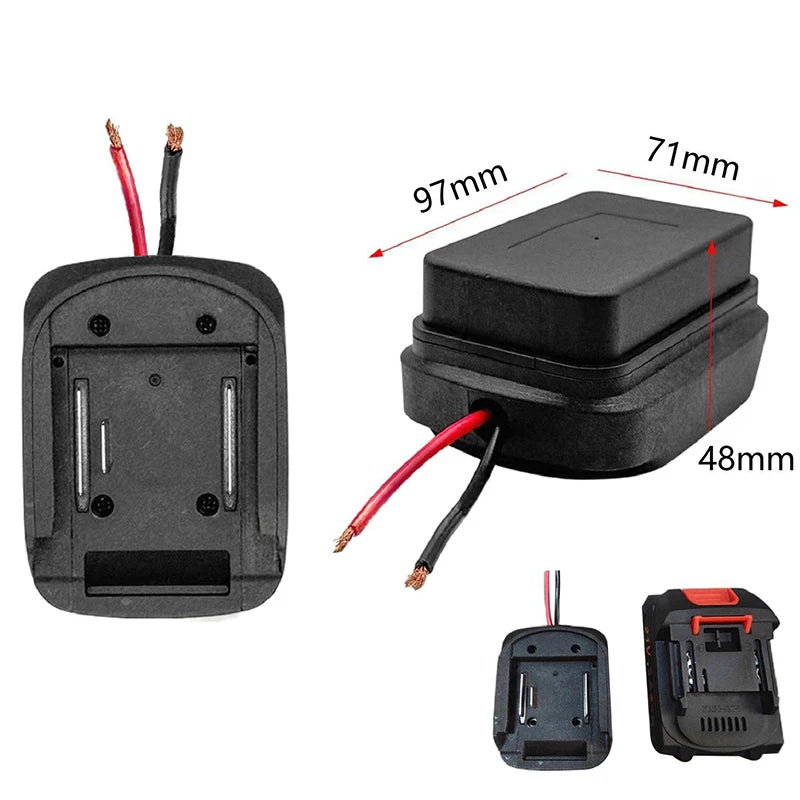 18V/21V Li-Ion Battery Adapter Converter – BL1830 BL1840 BL1850 Battery Output Adapter Axl