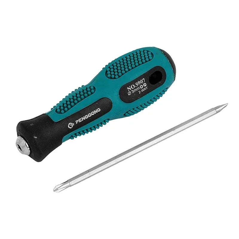 2-in-1 Magnetic Screwdriver – Slotted & Phillips 3×75mm Precision Screwdriver Axl