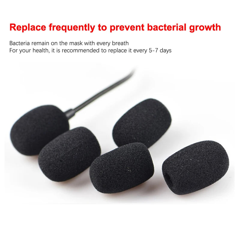 10-Pack Mic Foam Windscreen Cover for Gooseneck Meeting Mics Mic Foam Windscreen Axl