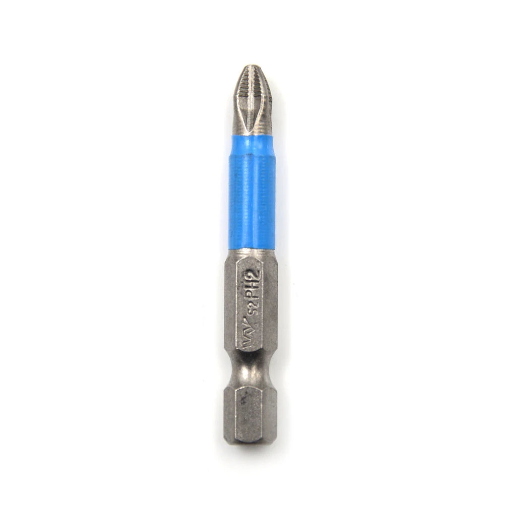 Magnetic PH2 Screwdriver Bit 1/4" Hex 50mm S2 Steel Long Reach Screwdriver Bit Axl 1PC