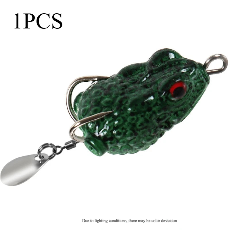 Mini Bullfrog Soft Frog Fishing Lure 2.5cm 3g | Thai Style Bait Soft Fishing Lure Axl 13-1PCS