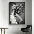 Gisele Bündchen HD Art Poster – Waterproof Sticky Wall Decor Wall Art Poster Axl White12 40X50cmNoframe