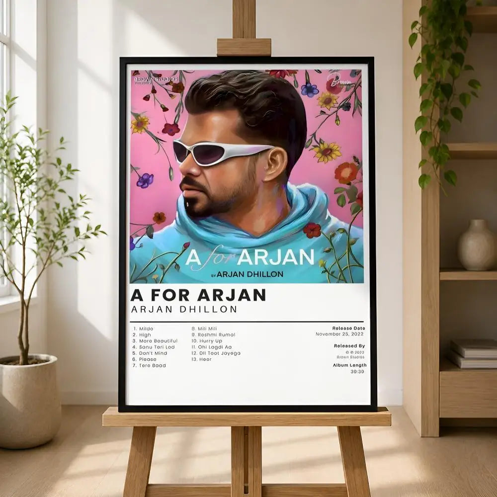 Arjan Dhillon Waterproof PVC Wall Poster – Peel & Stick HD Art Wall Art Poster Axl