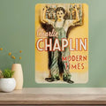 Charlie Chaplin Modern Times Vintage Metal Wall Sign Metal Wall Sign Axl aluminum sign aluminum 14x20cm