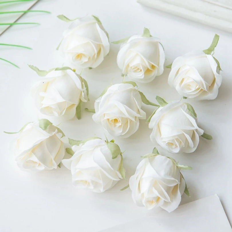 Silk Rose Heads 30/60 Pcs – Artificial Flowers for Weddings Artificial Silk Flowers Axl Color 2 30 PCS
