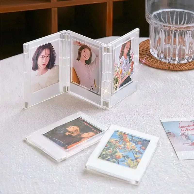 3-Inch Mini Acrylic Polaroid Photo Frame – Clear Table Display Acrylic Photo Frame Axl