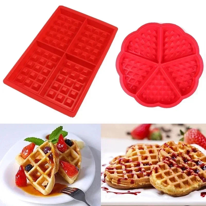 Non-Stick Silicone Baking Mold – Waffle, Cake & Muffin Mould Silicone Baking Mold Axl