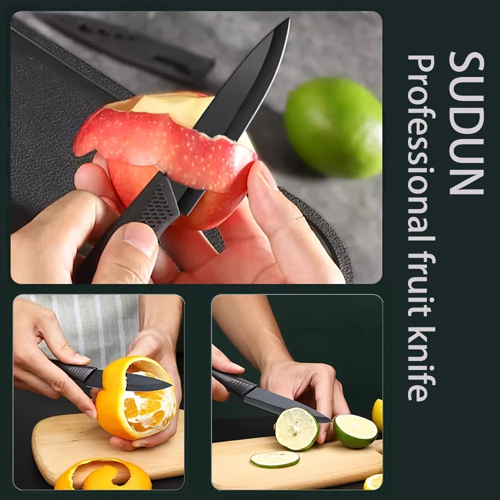 Stainless Steel Paring Knife with Sheath – 1/3/6 Pack Paring Knife Set Axl