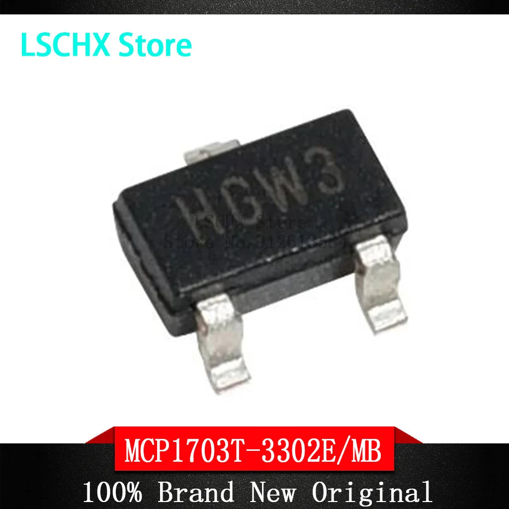 10PCS MCP1700/1701/1703 LDO Voltage Regulator ICs SOT89 Voltage Regulator IC Axl MCP1703T-1802E MB