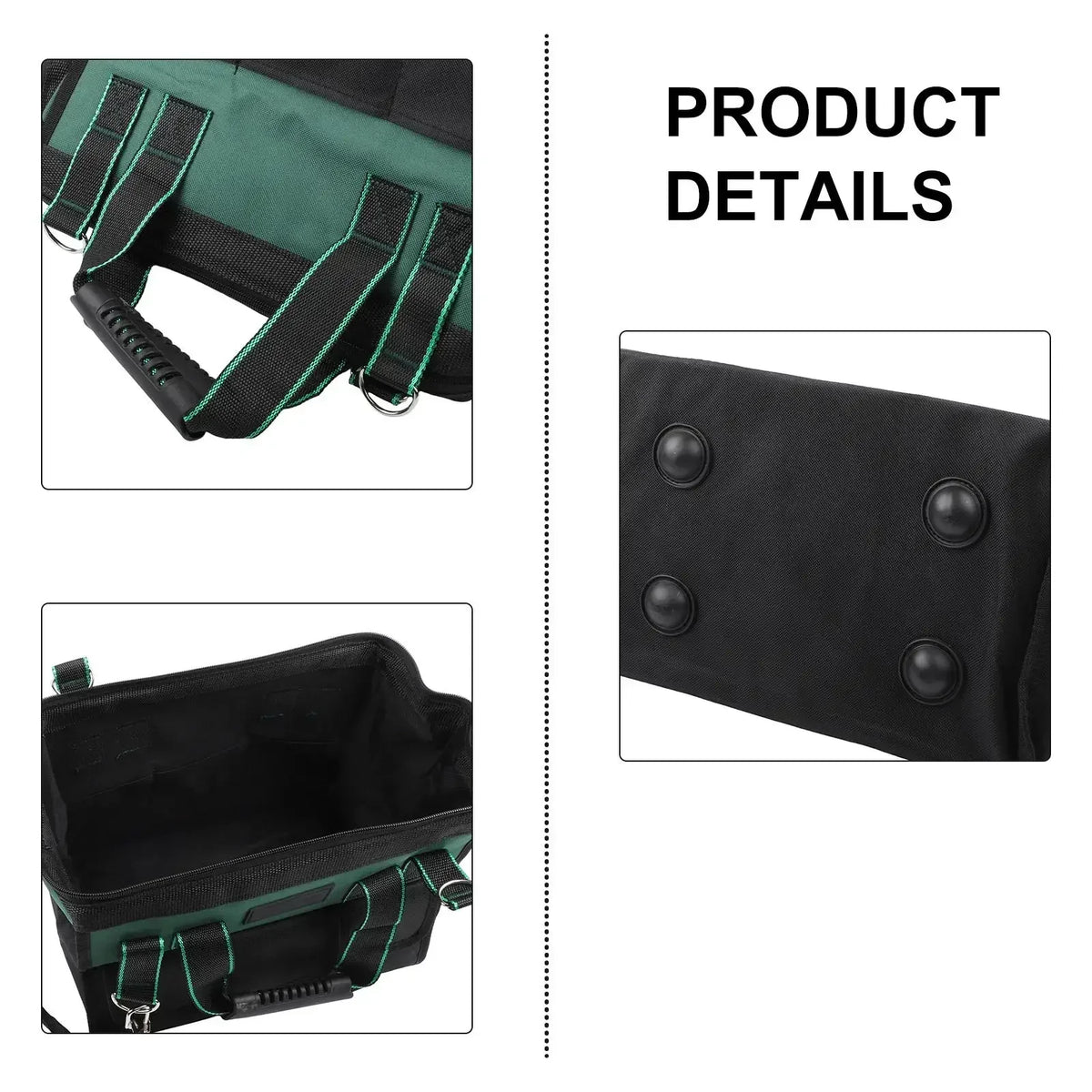 16" Heavy Duty Wide Mouth Tool Bag – Electrician Canvas Tote Tool Bag Organizer Axl type A China Mainland