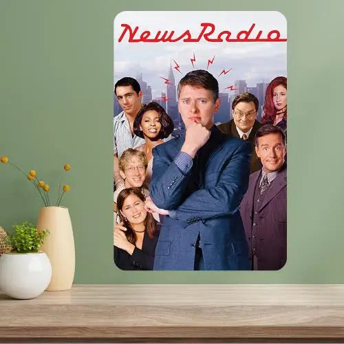 NewsRadio TV Show Metal Poster Sign | Retro Aluminum Wall Art Metal Wall Sign Axl aluminum sign aluminum 20x30cm