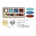 DIY Wax Seal Stamp Kit – Box Set with Spoon & Sealing Beads Wax Seal Stamp Kit Axl set 05