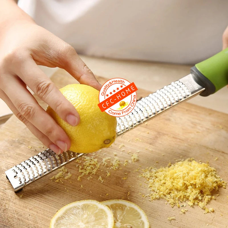 Leeseph Lemon Zester & Cheese Grater – Stainless Steel Tool Zester Grater Axl