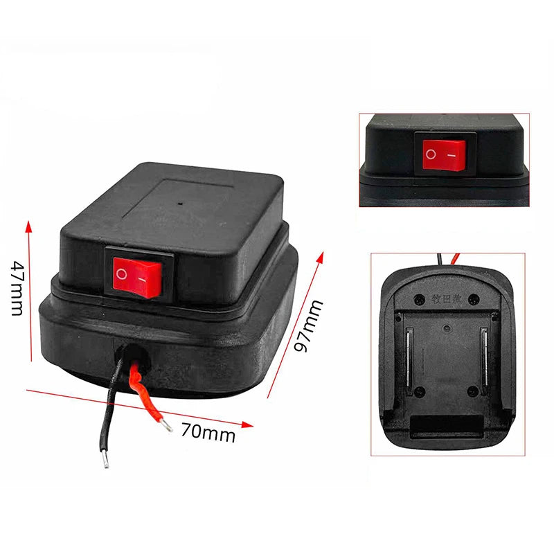 MT 18V/21V Lithium Battery Holder Connector Adapter & Cable Battery Adapter Axl