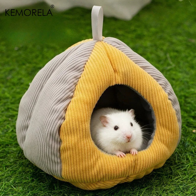 Hanging Hamster Nest – Plush Cave Bed for Small Pets Small Pet Nest Axl