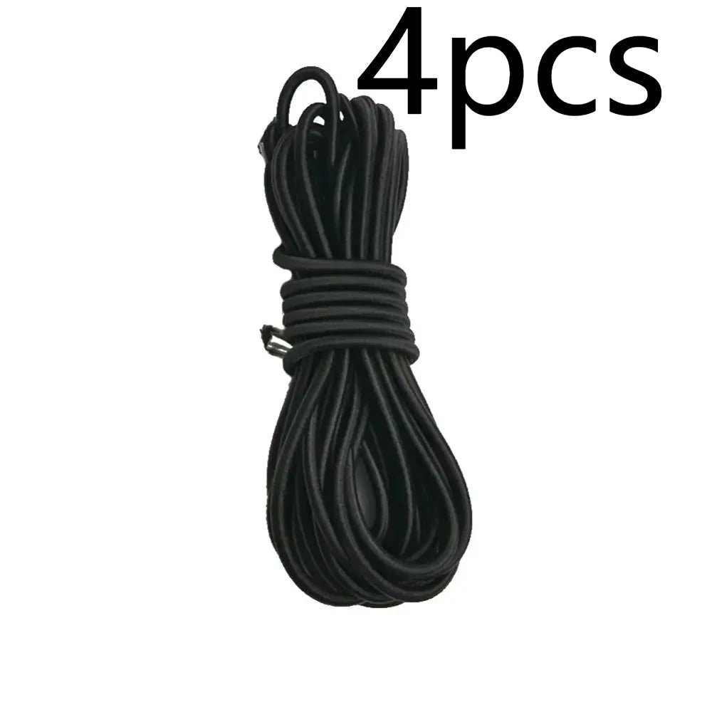 Sun Lounger & Reclining Chair Elastic Cord Rope Repair Kit Furniture Repair Kit Axl black-4pcs
