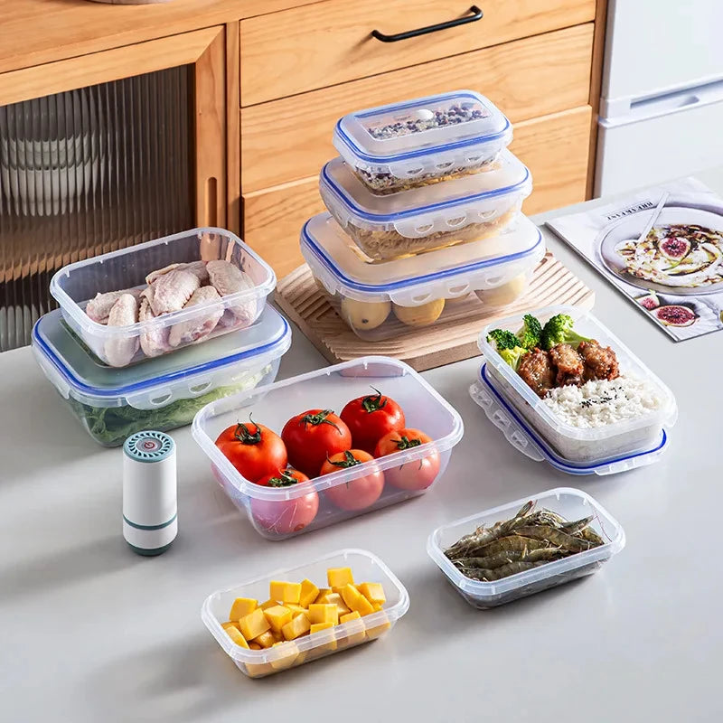 KEMORELA Vacuum Food Storage Containers – Fridge Organizer Set Food Storage Containers Axl