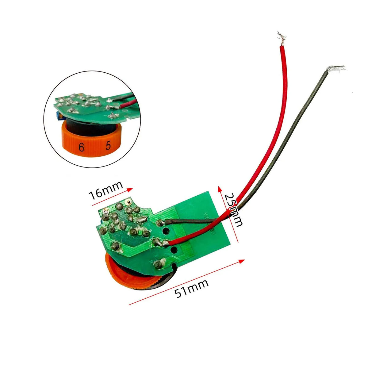 6-Speed Power Tool Speed Regulator with Knob | Hair Dryer Speed Regulator Switch Axl