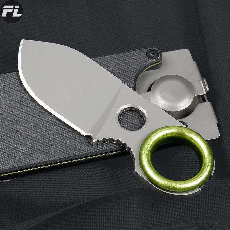 Mini Pocket Knife – 5CR15MOV Steel Keychain Carry Knife EDC Pocket Knife Axl