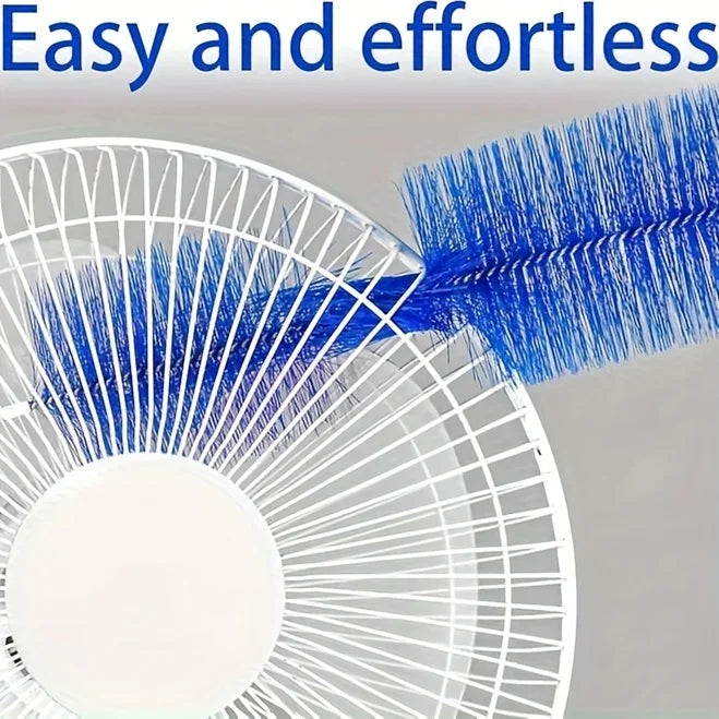 Long Fan Cleaning Brush – Flexible, Reusable PP Bristle Tool Cleaning Brush Axl