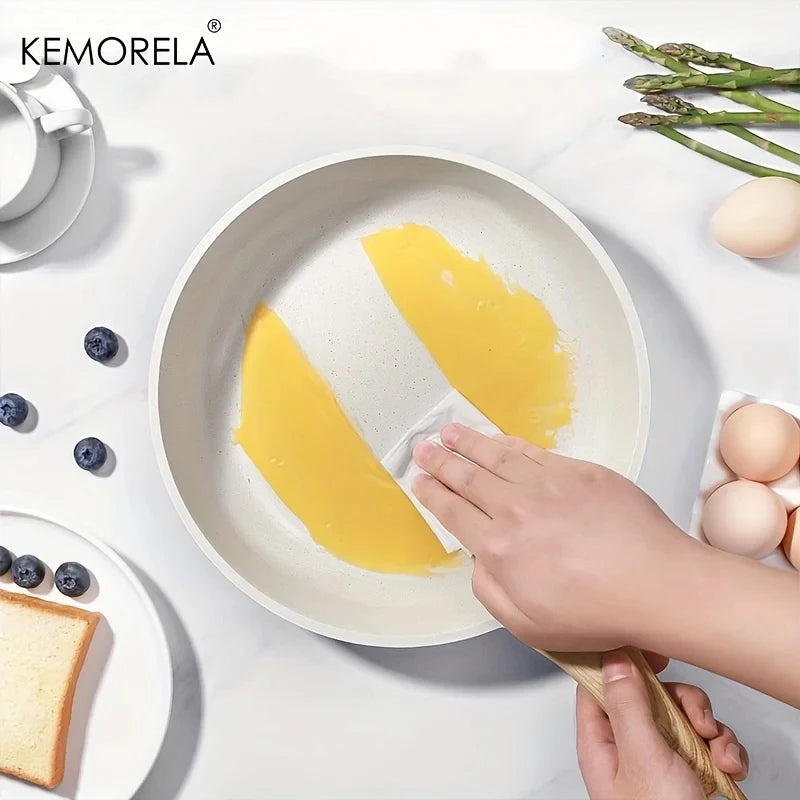 KEMORELA Non-Stick Ceramic Frying Pan – Gas & Induction Wok Ceramic Frying Pan Axl