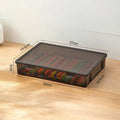 Clear A4 Document Storage Box – Transparent Desktop File Organizer Desktop File Organizer Axl L
