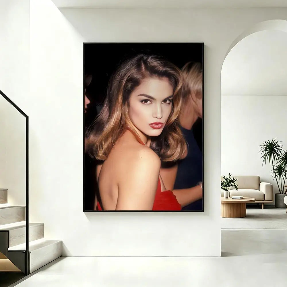Cindy Crawford HD Art Poster – Aesthetic Wall Decor Wall Art Poster Axl