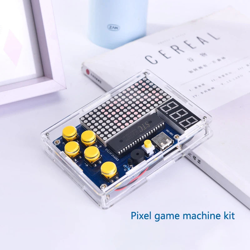 DIY Pixel Game Machine Kit – 51 Microcontroller Soldering Kit DIY Electronics Kit Axl