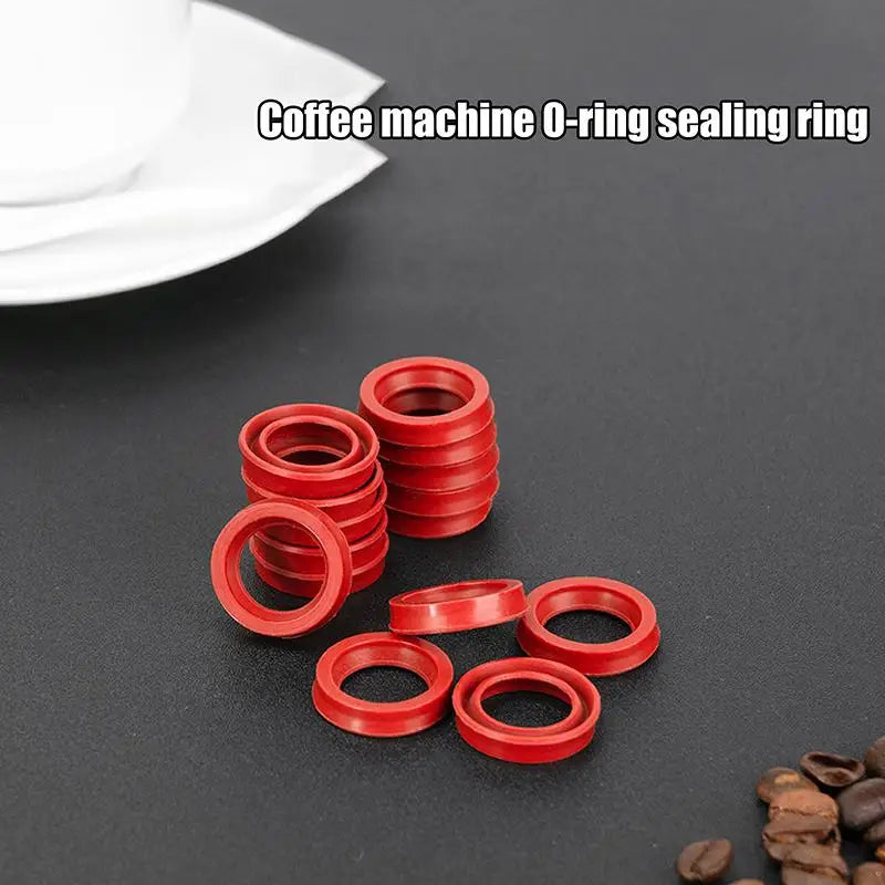 Silicone Coffee Machine Sealing Rings – Leakproof Gasket 1–10pk Coffee Machine Gasket Axl