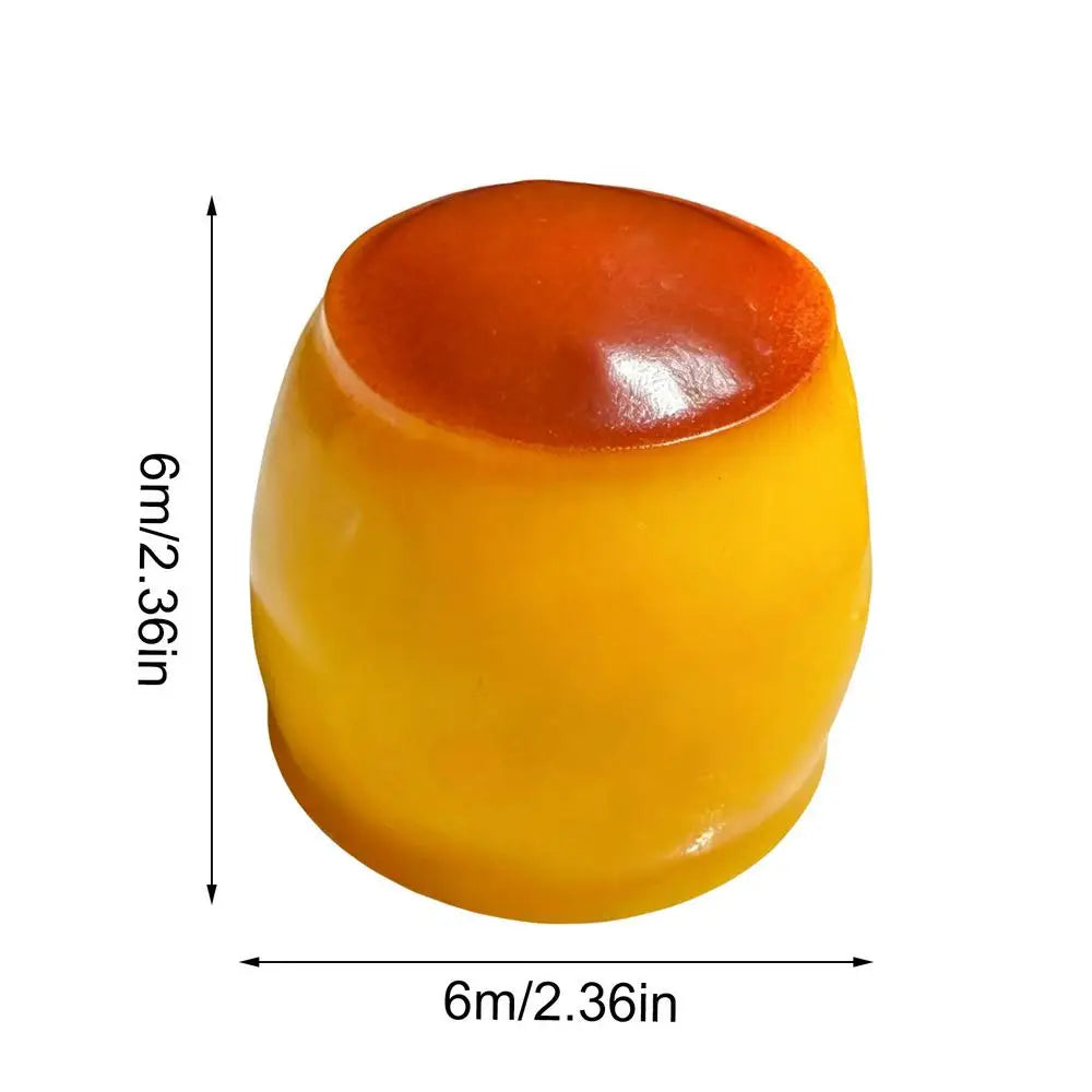 Caramel Pudding Squishy Fidget Toy – ASMR Sensory Squeeze Ball Squishy Fidget Toy Axl 1pcs