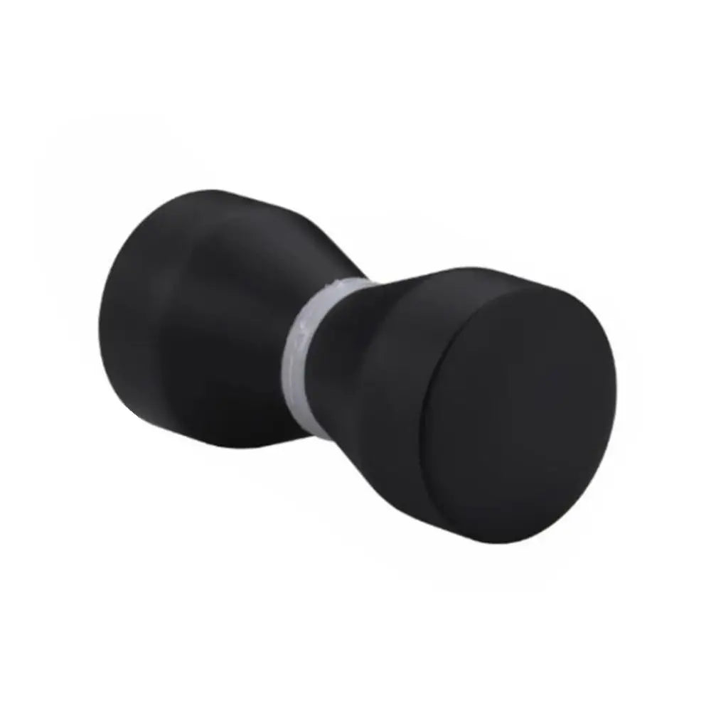 Aluminum Alloy Back-to-Back Glass Door Knob Handle Pull Glass Door Handle Axl black-A