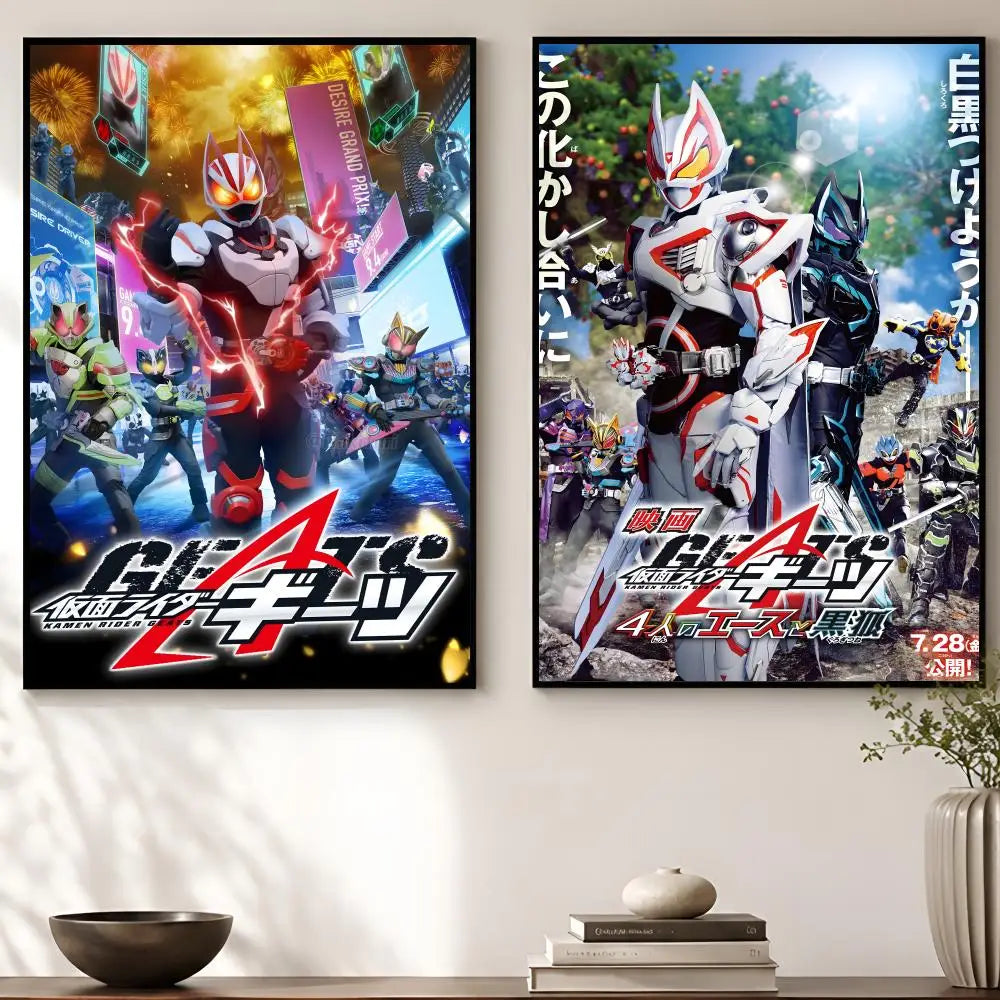Tokusatsu Geats HD Self-Adhesive Waterproof Wall Poster Wall Poster Axl